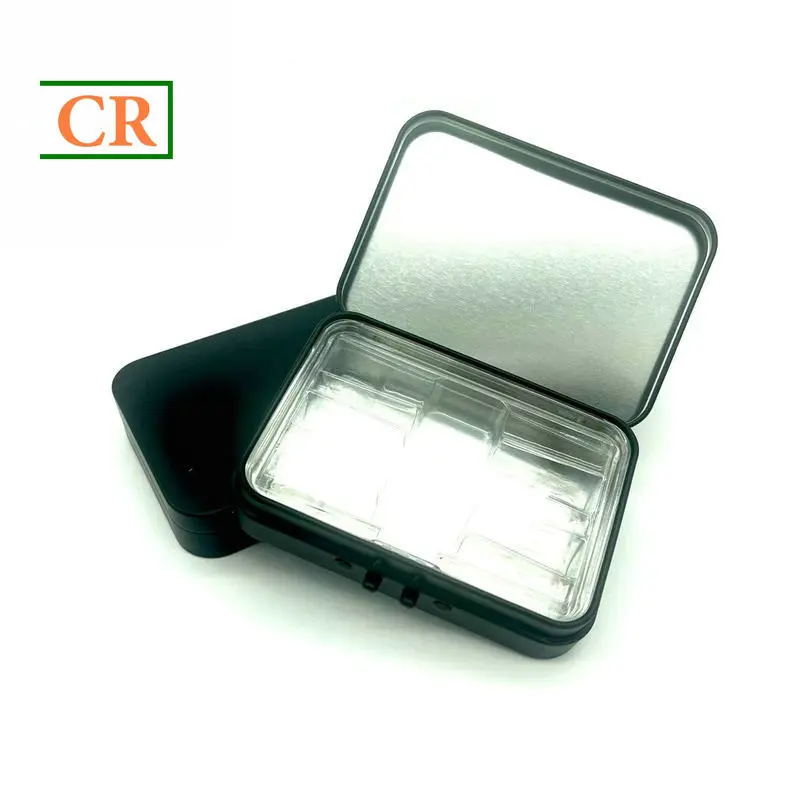 OEM Small Child Resistant Tin Case with One Button - 3.46x2.28 inches Manufacturer, Supplier
