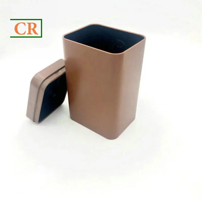 Custom 3 Inches Square Airtight Child Resistant Tin Box for Flower Manufacturers, Factories