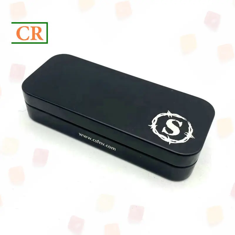Custom Hinged Airtight Child Resistant Tin Case for Mints Manufacturer, Suppliers