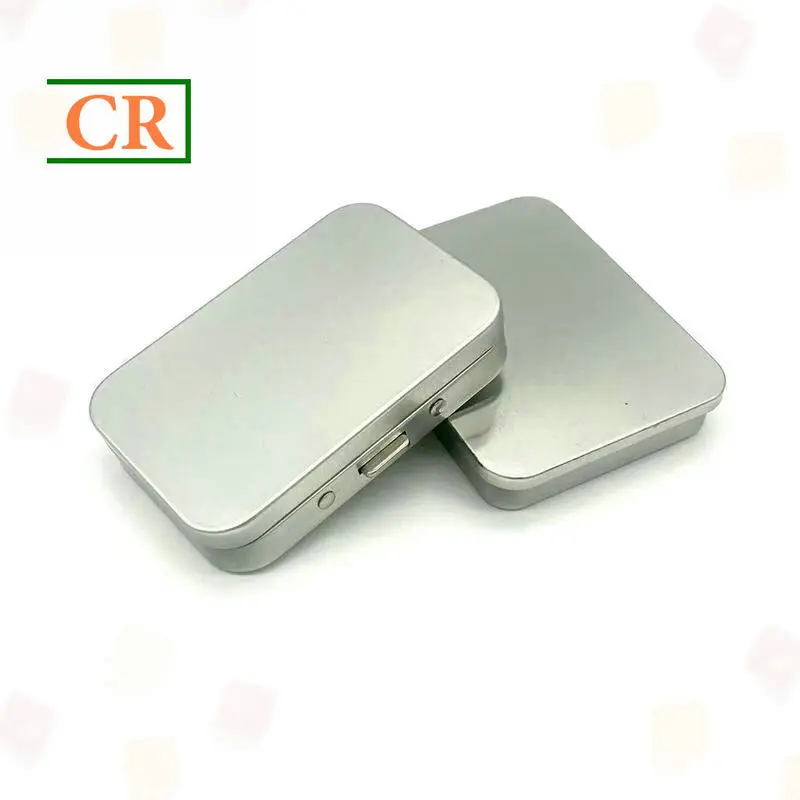 Custom Hinged Child-Resistant Tin with One Button for Mints Manufacturer, Manufacturers
