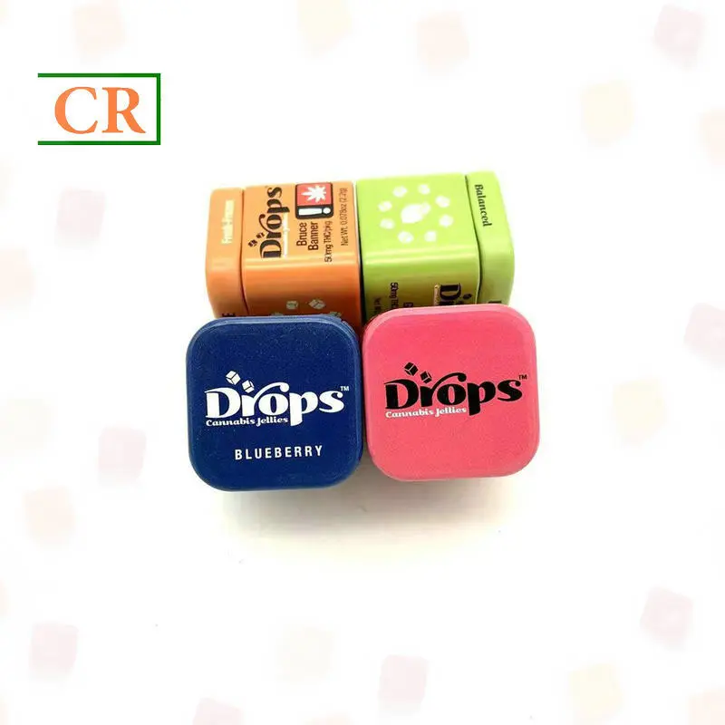 OEM Small Child Resistant Tin Cube for Mints Factory, Factories
