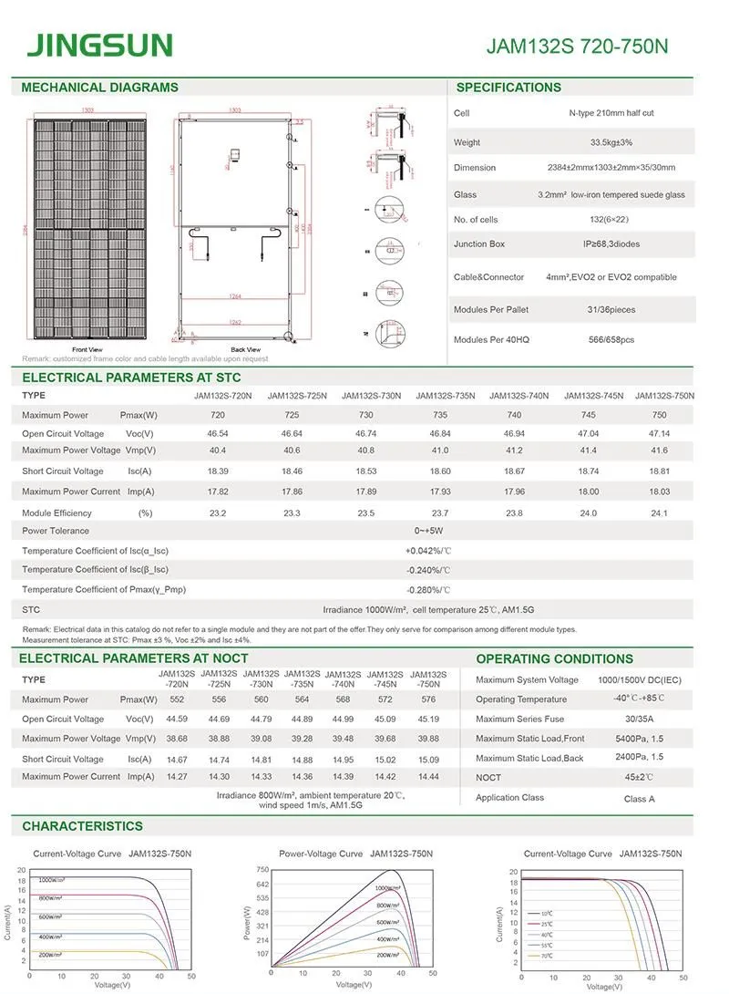 N-Type Facial Solar Panels Shingled for Home Commercial