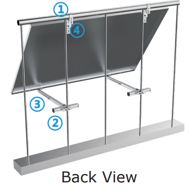 Balcony Solar Mounting Detail 2