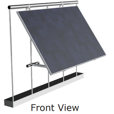 Balcony Solar Mounting Detail 1