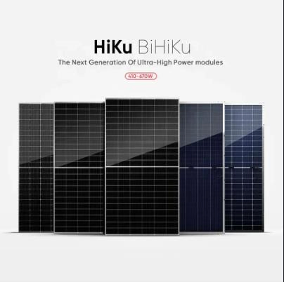Good Quality Mono Solar Panel Hiku7 Mono Perc Bihiku7 Solar Panels 650 Watt