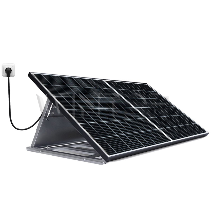 Easy Balcony Solar Bracket Plug and Play System