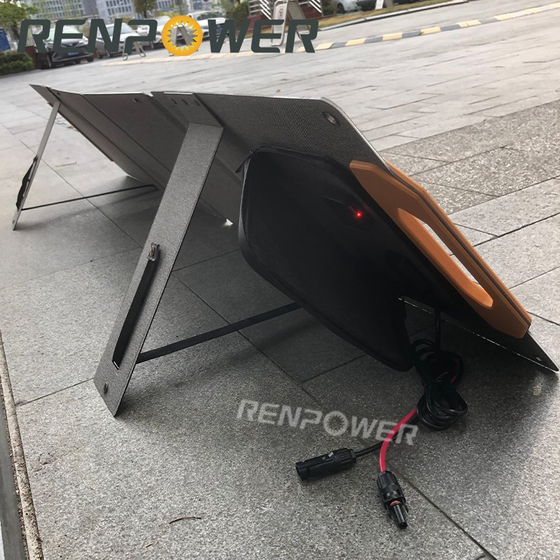 Sunpower 120W Portable Foldable Solar Panel Kit for Car Battery/RV/Garden/Home System