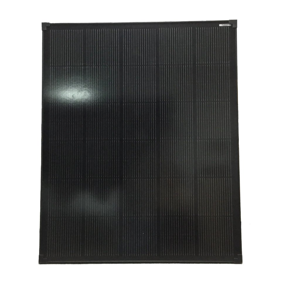 260W 18V RV Roof Black Shingled Solar Panel for Lead Acid AGM Gel Flooded Lithium Battery