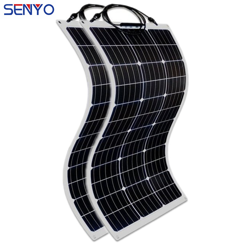 SENYO Flexible Solar Panel 30W 60W 80W 100W 120W 200W 310W 430W 520W Thin-film Rollable Solar Panel Bendable PV Modules