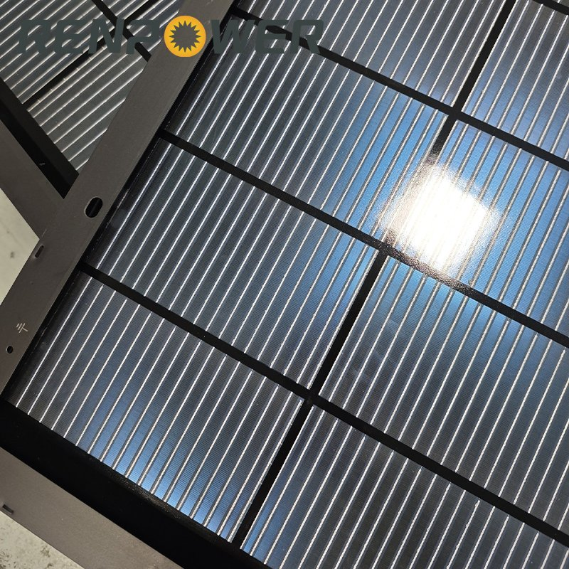 Bifacial 12V 450W Bc Solar Panel Highefficiency Battery Home PV Offgrid Boat