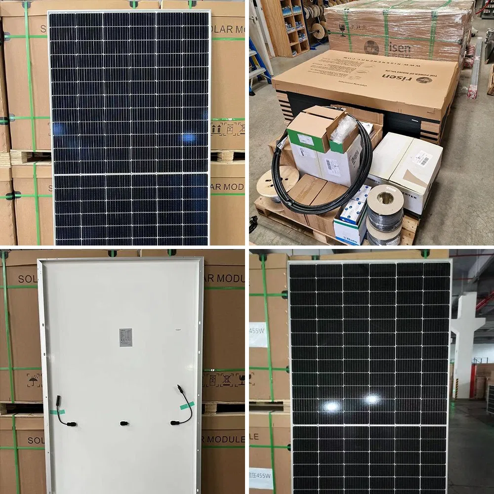 Risen Energy Solar PV Panels 430W 435W 440W 445W 450W Perc Black Frame Panel