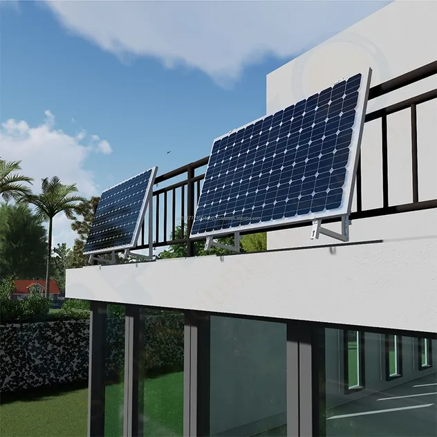 Solar Panels Complete Set Balcony Solar Bracket Mounting System Easy to Install