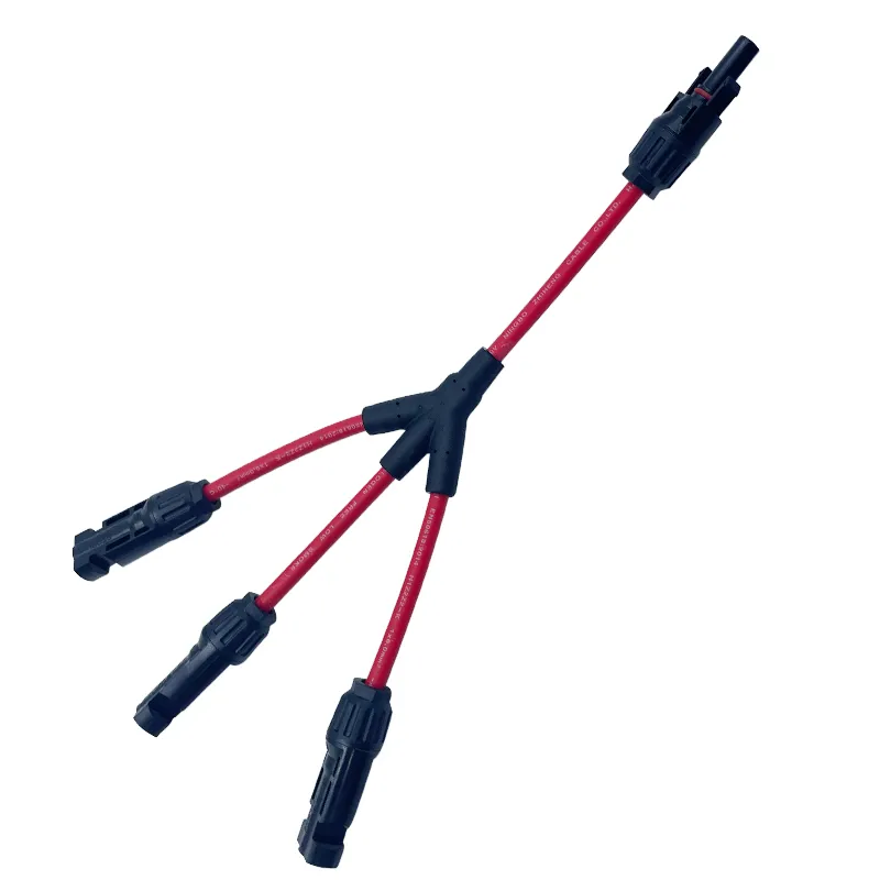 Solar Connectors Branch Parallel Adapter Cable Wire Tool Kit for Solar Panel