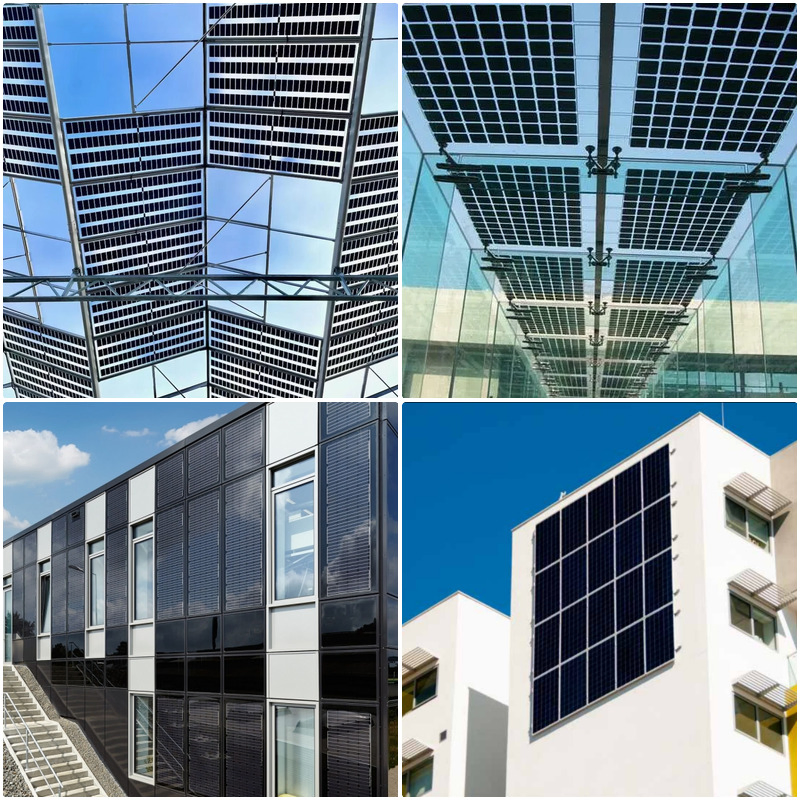 Solar Roof Tiles Photovoltaic New Installation PV Module BIPV 10kw Waterproof Building Integrated Photovoltaic BIPV