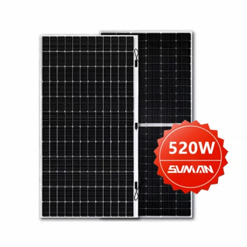 Sunman Flexible Solar Panel BIPV Panel Price 520W Building-Integrated Photovoltaic Module for Roof/Curved Surfaces