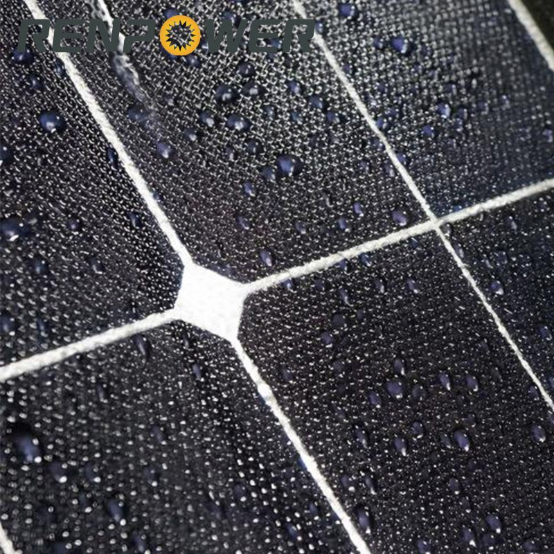 160W Mono Portable Foldable Solar Panel Kit for Camping RV Boat
