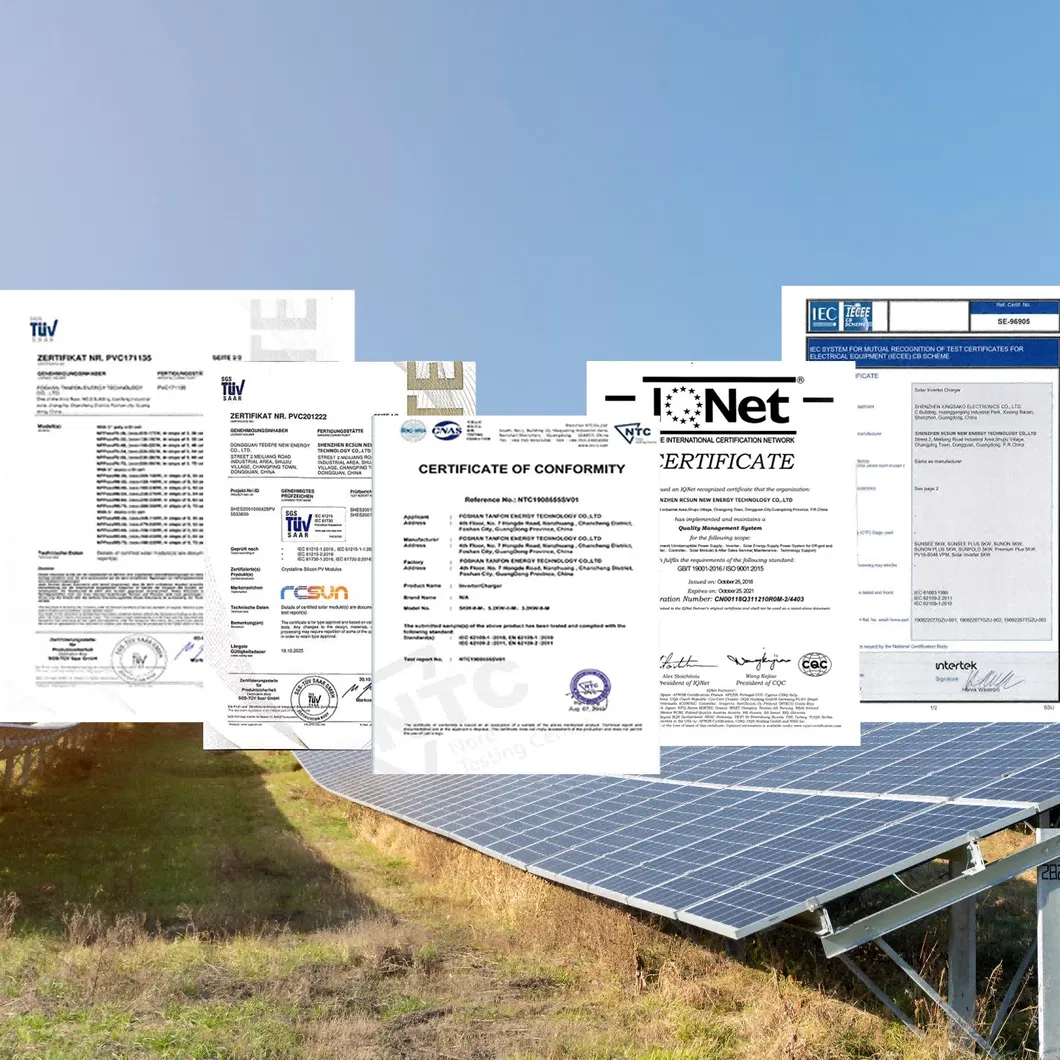 Certifications