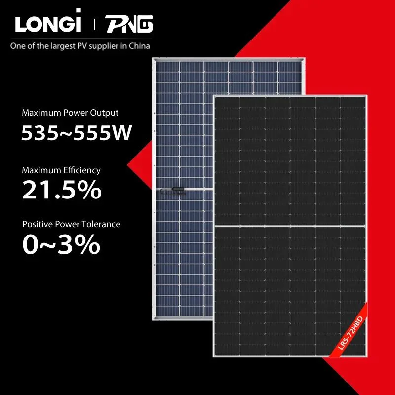 Longi High Quality Warranty 25 Years Half Cut 144 Half Cells 182mm 545W 550W Bifacial Solar Mono Panel