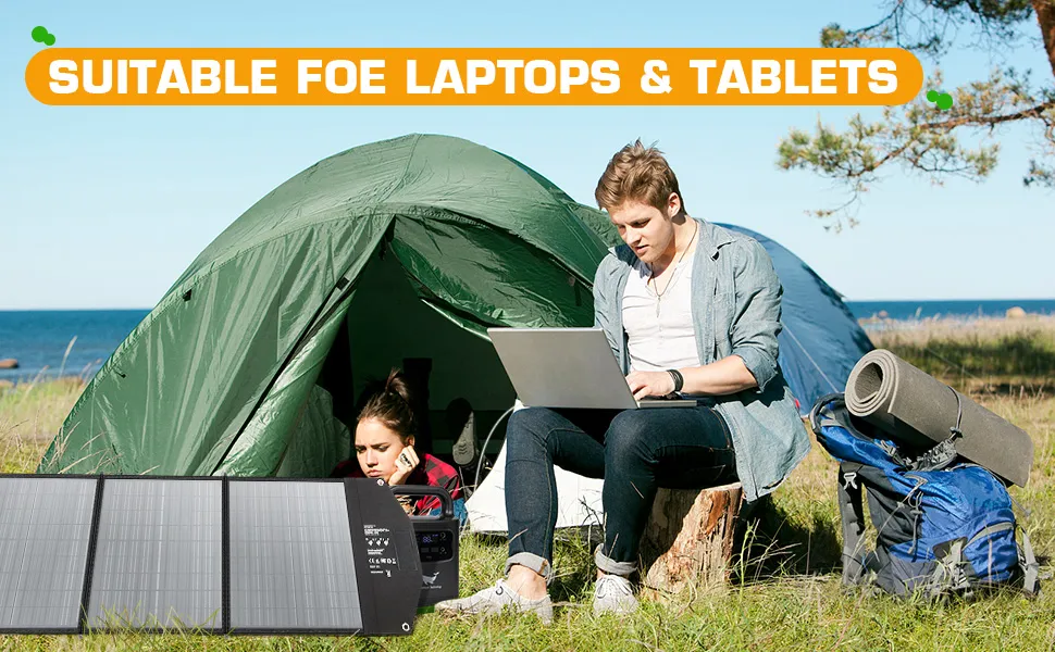 Factory Price 80W Bc Sunpower Portable PV Solar Panel Kit for Outdoor/Camping/Power-Station/RV/12V-Battery