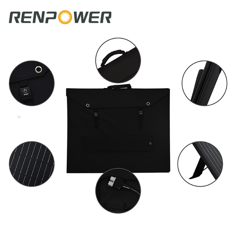 300W Portable Foldable Solar Panel Kit for All Phones/Pads/Camping/RV/Power-Banks