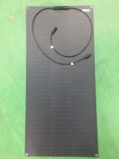 Power Optional 100W Suman Solar ETFE Shingled Overlapping Semi Thin Film Flexible Solar Panel for RV, Marine Power Supply