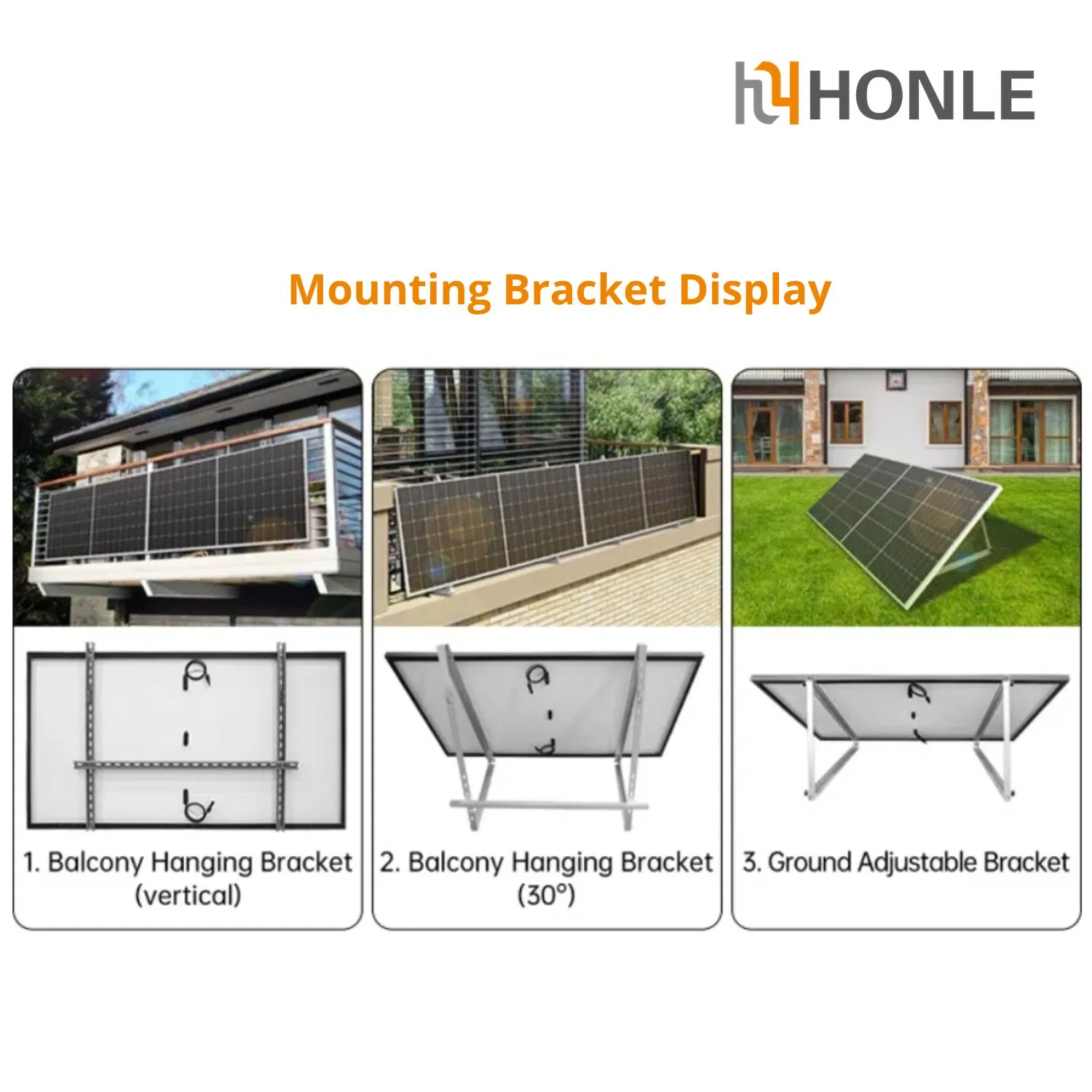 Hot Selling Honle Solar Kit Solar System 400W 600W 800W Balcony Europe Germany Smart Solar System