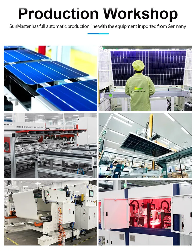 Solar Panels Specifications Diagram