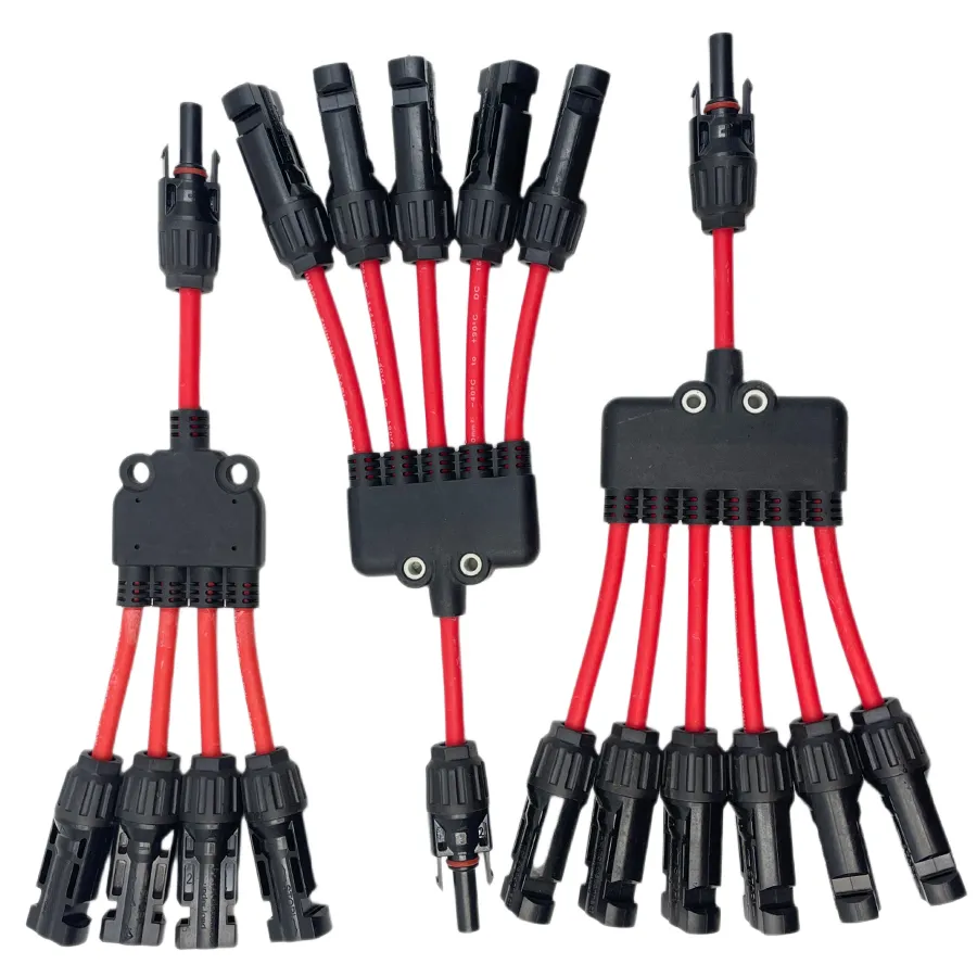 Solar Connectors Branch Parallel Adapter Cable Wire Tool Kit for Solar Panel