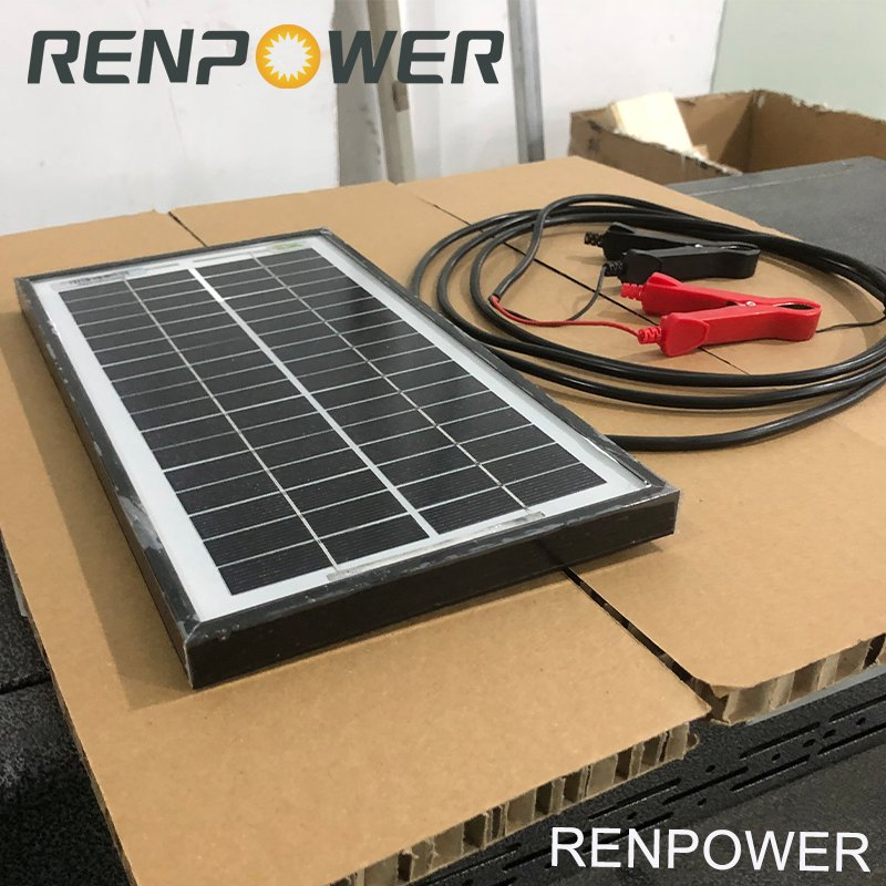 Mono 20W 12V Solar Panel Kit for Marine/Automotive/RV/Motorcycle/off-Grid