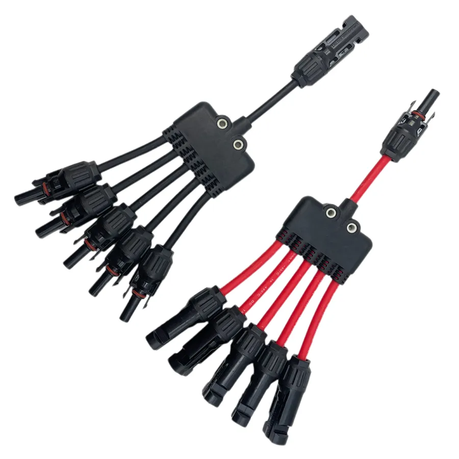 Solar Connectors Branch Parallel Adapter Cable Wire Tool Kit for Solar Panel