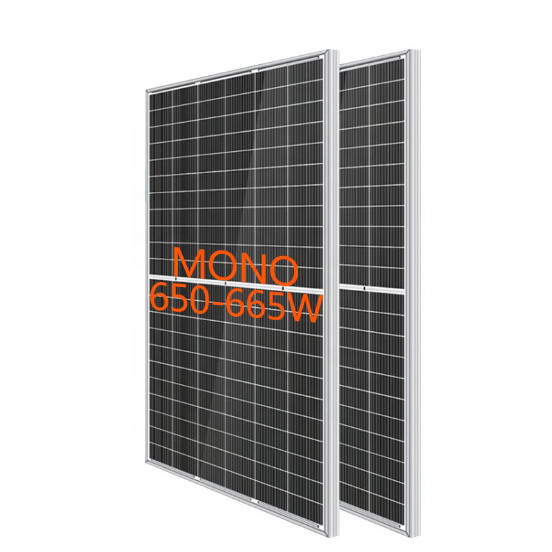 High Efficiency Solar Power 650W 660W 665W Monocrystalline Perc Solar Panel