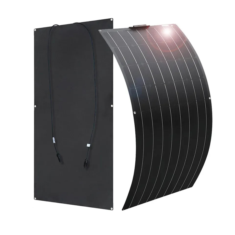 100W 200W 300W 400W 450W Flexible Solar Energy Panel 24V Semi-Flexible Thin Film Solar Panel