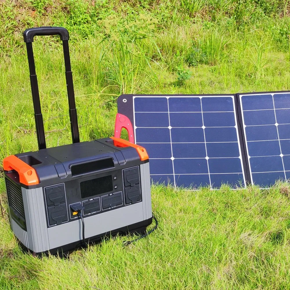 2688wh Capacity with 3X1000W AC Outlets Portable Solar Generator for Home Backup