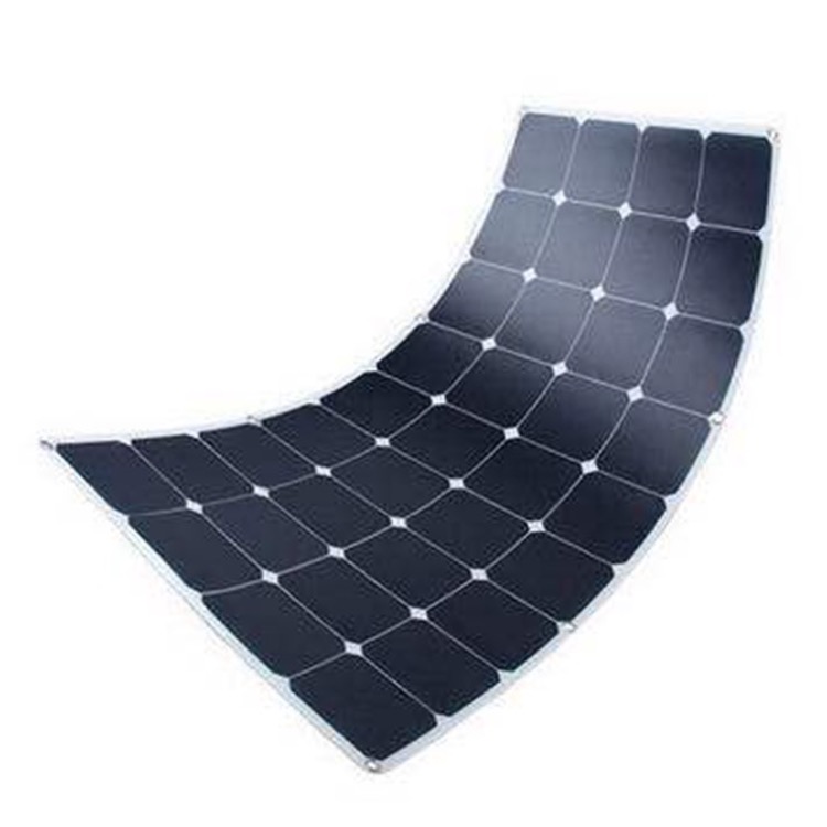High-Efficiency Lightweight 100W Semi-Flexible Solar Panel Rollable Thin Film for RV Camping Custom Solar Panels