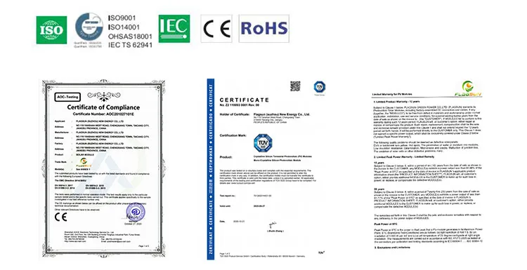 Certificates