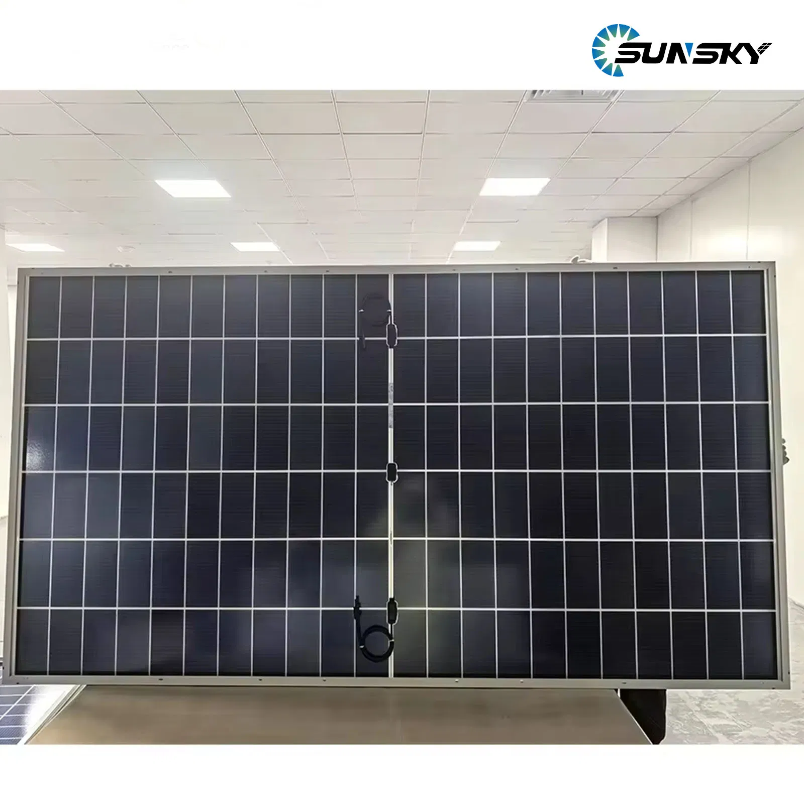 Trina Solar Panels Vertex S Mono 400 500 600 670 W Wp Watt Half Cell BIPV Monocrystalline Bifacial Solar Panel