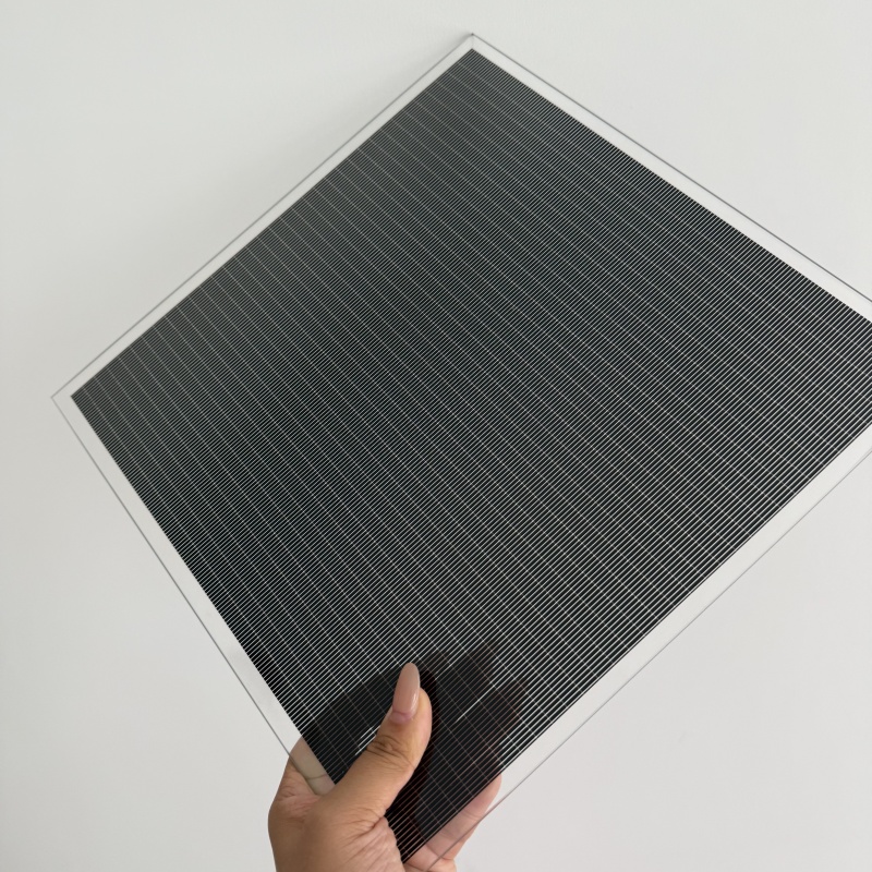 20% 40%Transmittance CDTE Cadmium Telluride Solar Cell Chip Thin Film Glass Solar Panel