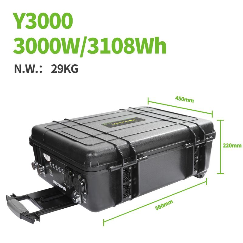 Back up Energy Storage 3000W Portable Solar Generator for Outdoor