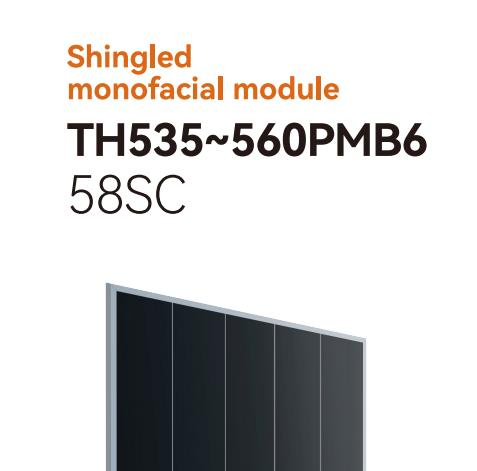 Tw Solar Shingled Roof Tiles Photovoltaic 540W 550W 555W 560W Solar Panels Shingled Solar Panel for Home Use