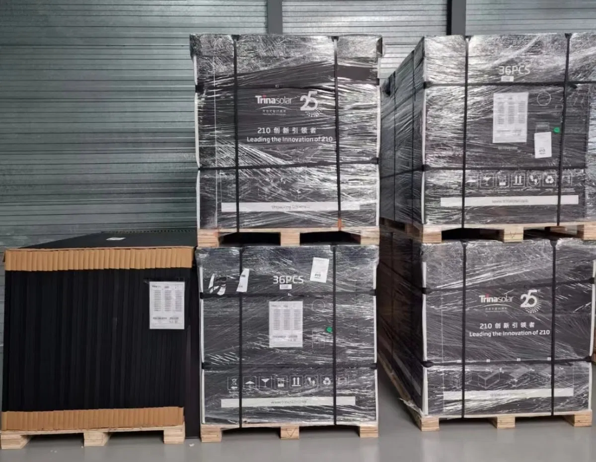 Rotterdam Warehouse Trina 400W 415W 500W PV Module Shingled Solar Panel