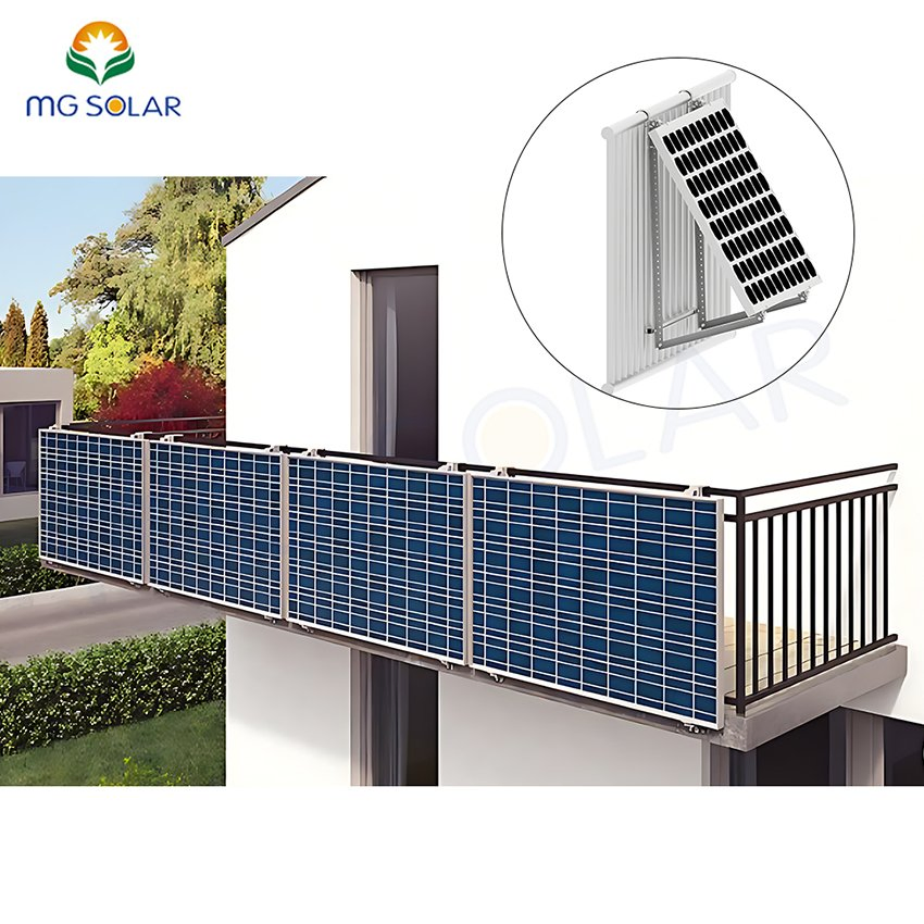 Factory Direct Solar Balcony Bracket Adjustable Solar Panel Balcony Bracket System