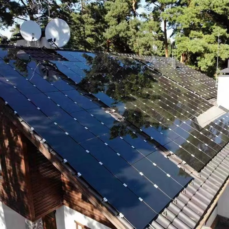 Custom Size BIPV Double Tempered PV Glass Translucent Solar Panel for Greenhouse Dual Glass with High Transmittance