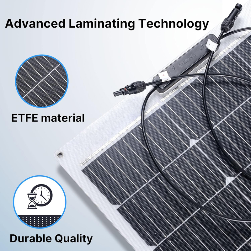 PV Mono Solar Power System 12V 24V 100 150 200 Watt 500 1000W 100W 150W 200W Foldable Thin Film Flexible Solar Panels