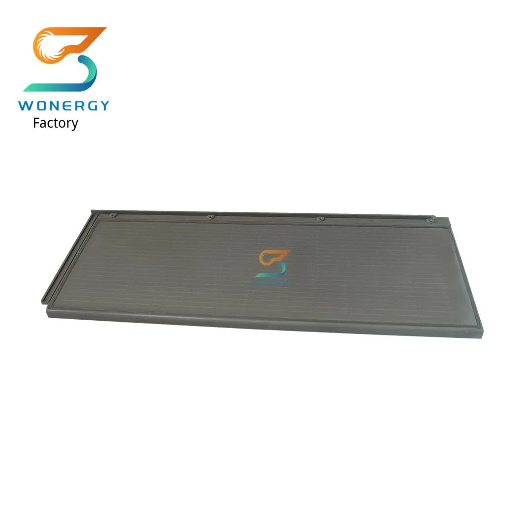 Double Glass Facade Decorative Roof Panel 87watts Per Sheets BIPV Solar Panel for Building