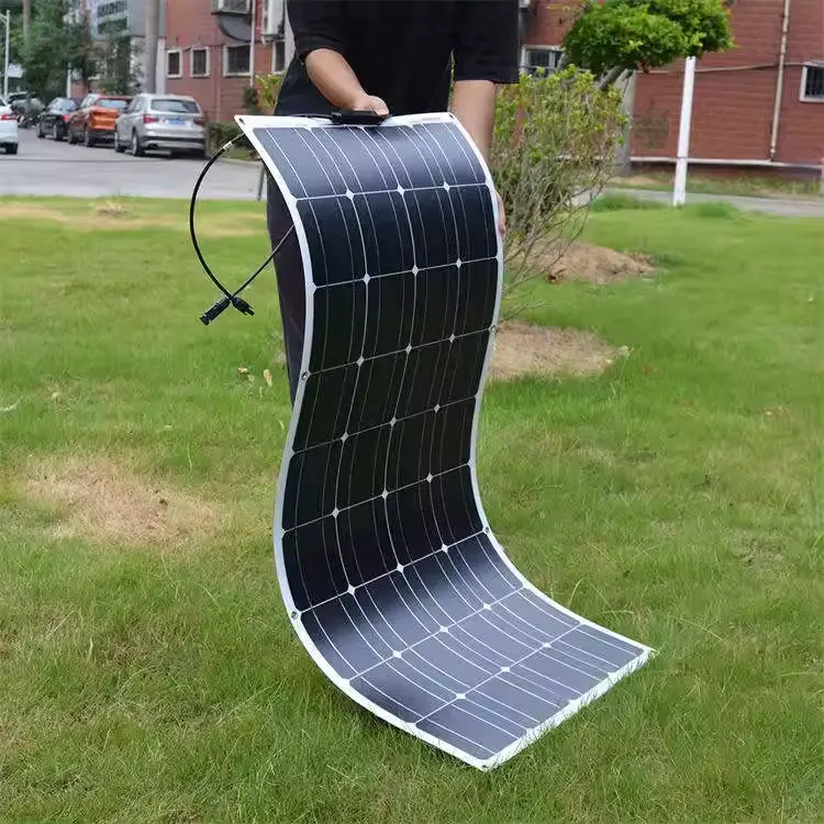 High Quality 100W Flexible Solar Panels Thin-Film Perc Type with Half Cell for Industrial Applications at a Good Price