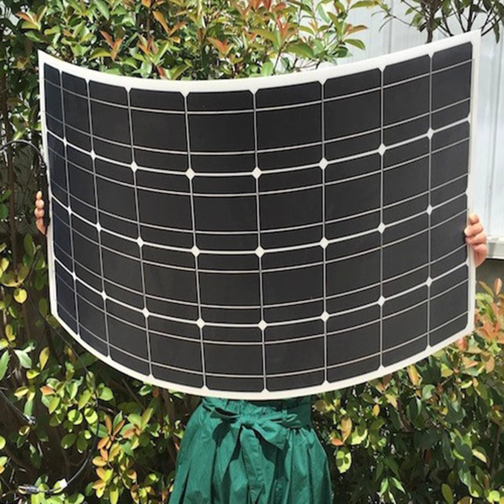 US Stock 100W-400W Thin Film Flexible Solar Panels Home Use Roof USB Output Port Solar Charger for Car RV Boat
