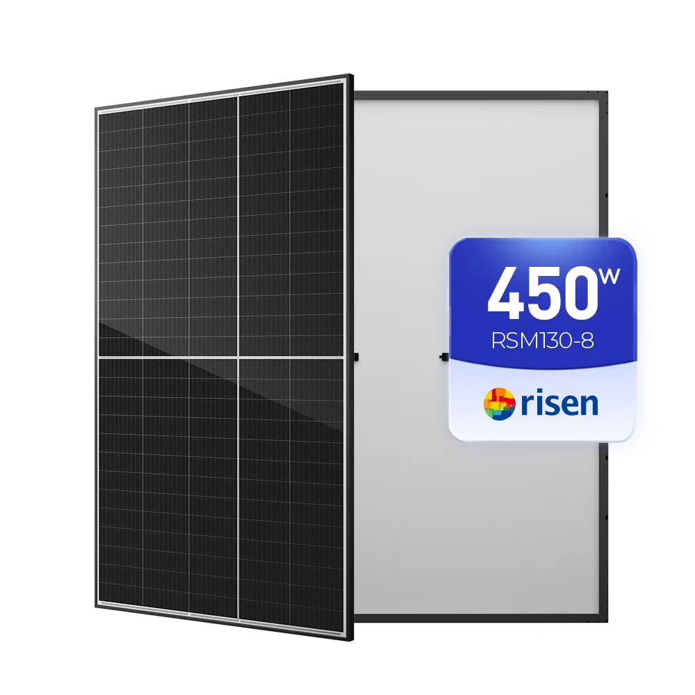 Risen Energy Solar PV Panels 430W 435W 440W 445W 450W Perc Black Frame Panel