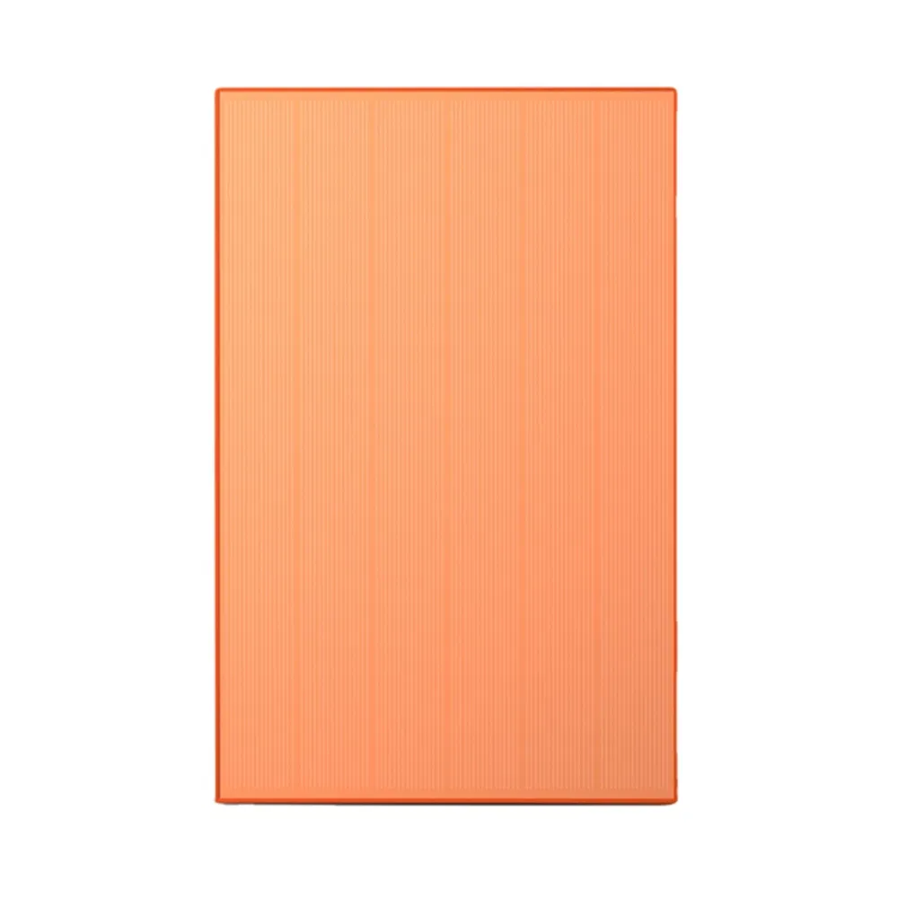 Aesthetic Orange BIPV Solar Panel Customized Colored PV Module for Home Solar Roof Tiles and Building Integrated Photovoltaics