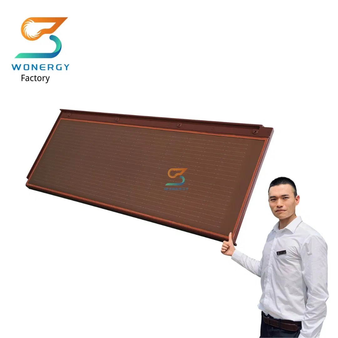 Double Glass Facade Decorative Roof Panel 87watts Per Sheets BIPV Solar Panel for Building