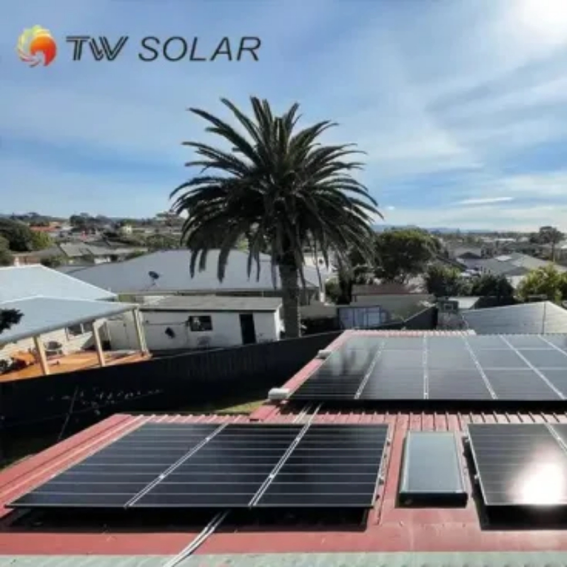Tw Mono All Black Solar Panels 420W 430W 440W Shingled Full Black Photovoltaic Solar Panel